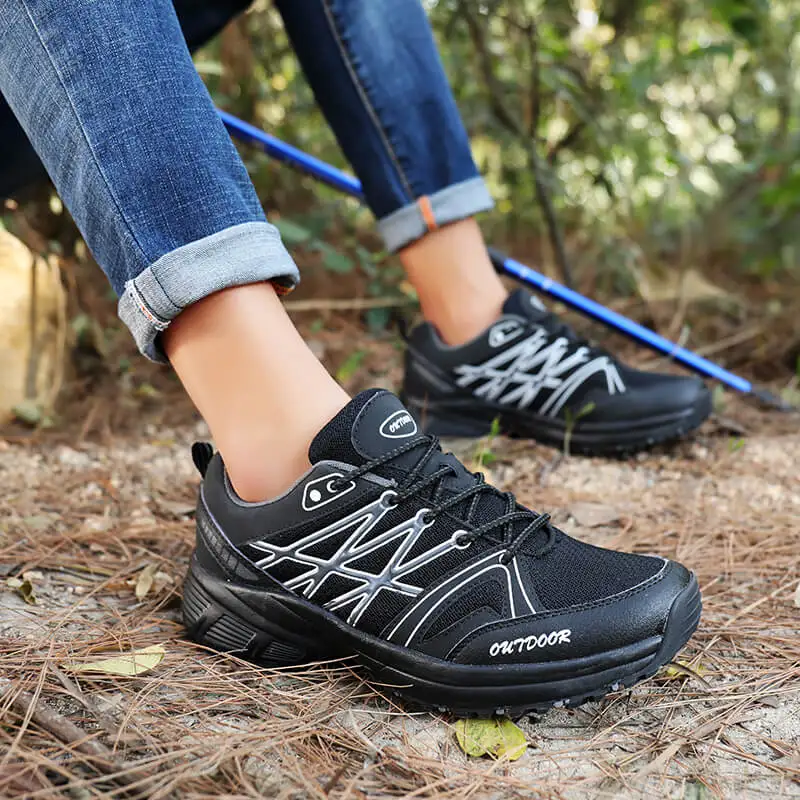 

New style men's outdoor large size hiking shoes, non-slip wear-resistant rubber sole, waterproof upper, light outdoor leisure