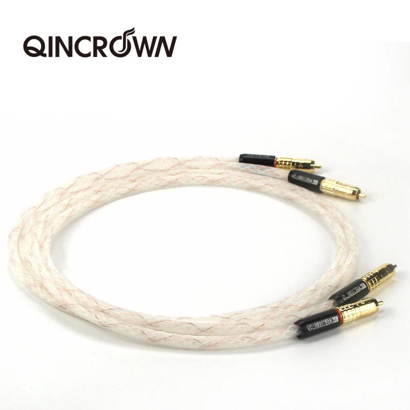 Пара Taralabs RSC vector RCA audio 8 n серебристый кабель для соединения Золотой штекер Hifi |
