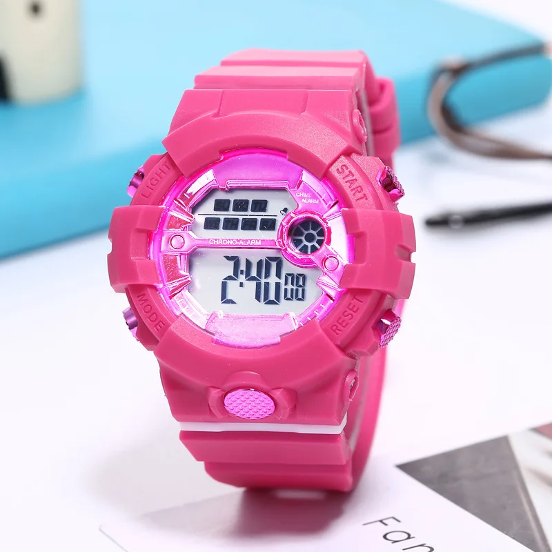 

Children's Sport watch electronic wristwatch clocks for boys Girls kids Students LED Teens