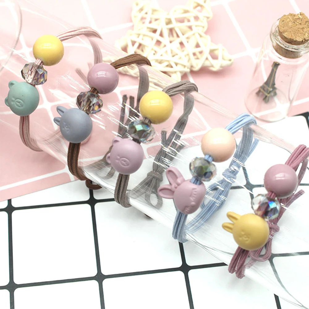 Корейский стиль высокая эластичная повязка на голову кожаный чехол мультфильм