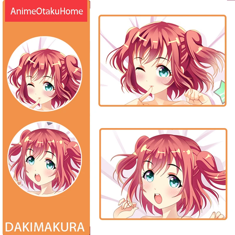 Аниме LoveLive! Наволочка для подушки с изображением Минори рубина курозсава