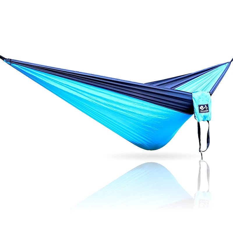 

Camping Hammock Double with 2 Tree Straps Lightweight Nylon Parachute Hammocks for Backpacking, Beach, Backyard, Patio, Hiking