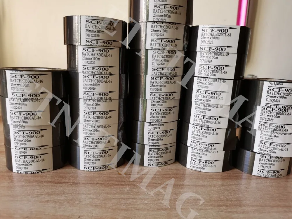 Обновление LC1 чернильная лента SCF900 25-30 мм x 241 м черная для принтера HP- 241B. Tj-08 HP-241B