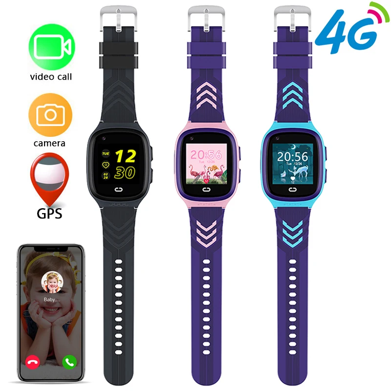 1 шт. новые LT31E 4G Детские Смарт-часы GPS Wifi видеозвонок с камерой блокировкой лица SOS