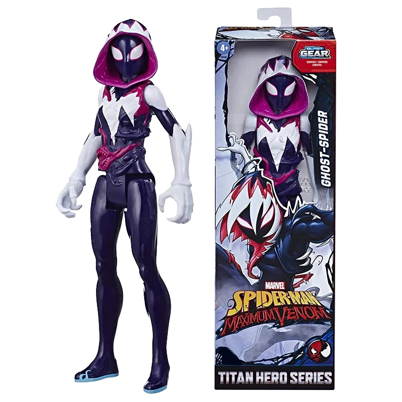 

12 ''Marvel Мстители серии герой призрак-паук стих максимальный яд Человек-паук фигурка человека-паука фигурка игрушка для детей