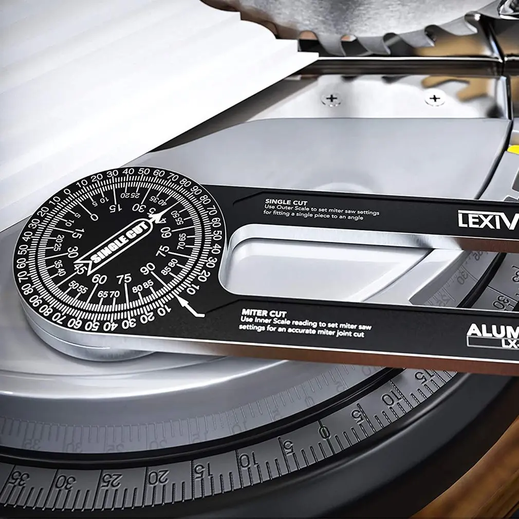 

Woodworking 360 Horizontal Angle Gauge Measuring Angle Gauge Woodworking Square Ruler Woodworking Cutting Positioner Guarantee