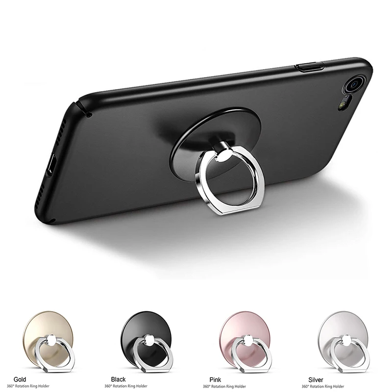mobile phone ring holder telephone cellular support accessories smart round phone finger stand socket holder for iphone 8 xiaomi free global shipping