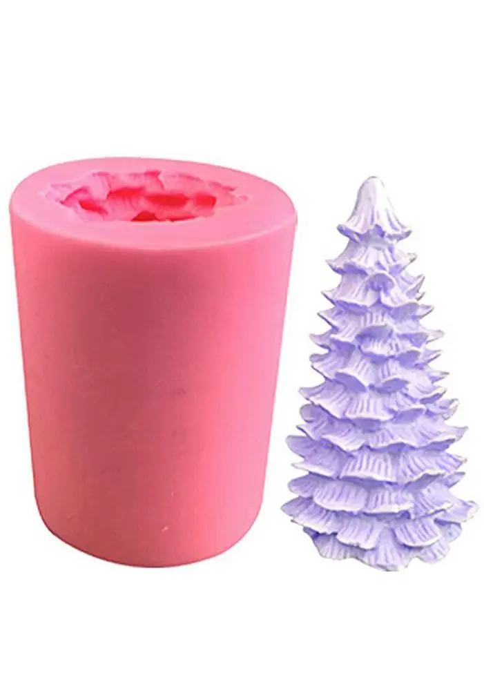 Рождественская елка форма трехмерная силиконовая ремесла 3D рождественское мыло