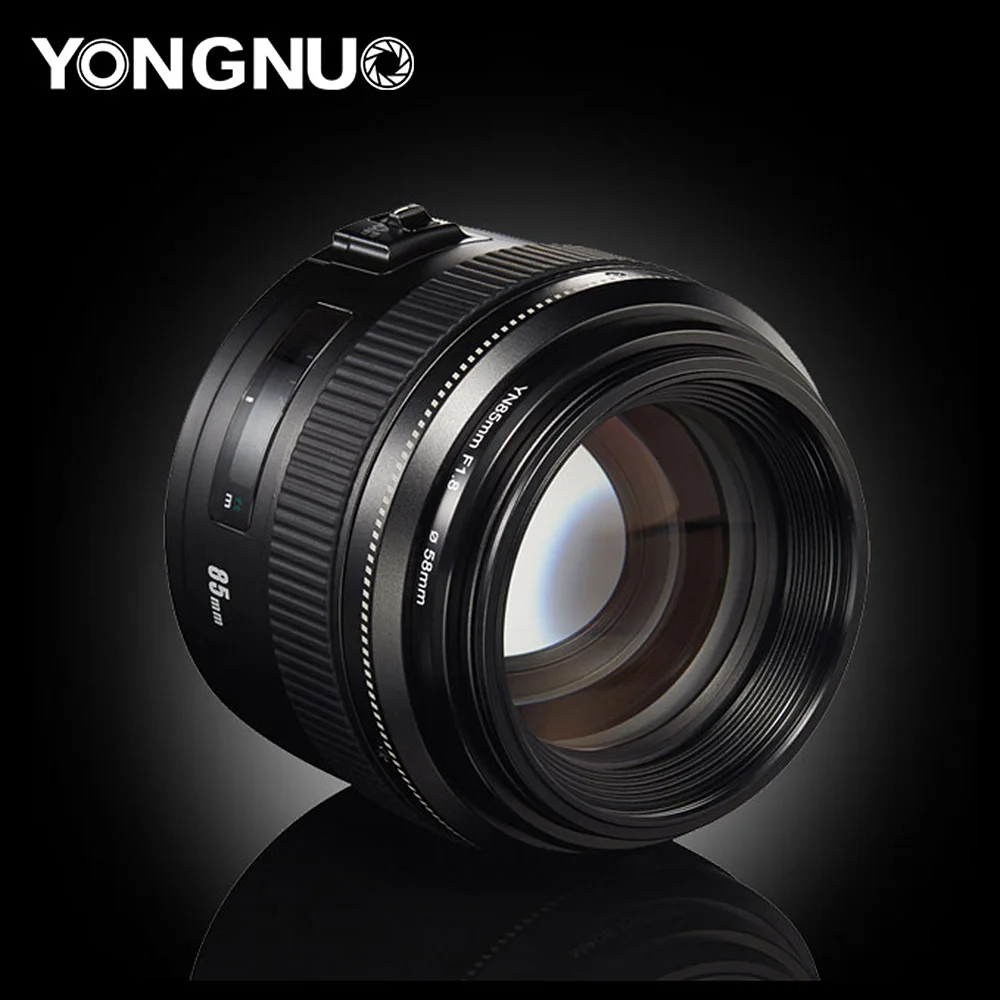 Объектив для камеры YONGNUO YN85mm F1.8 Стандартный Средний объектив телефото Prime