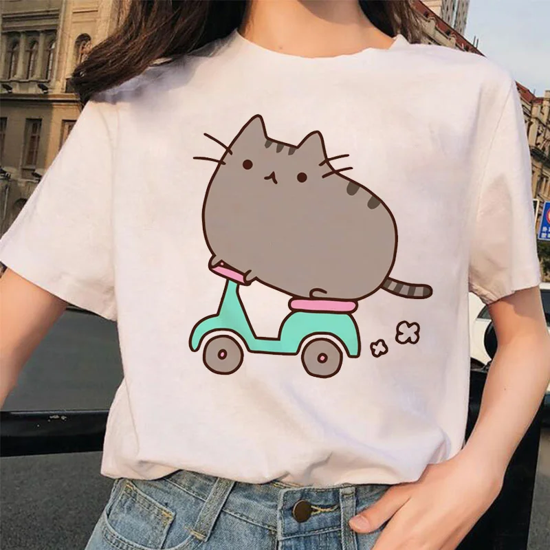 TJCJFO Лето Harajuku женские футболки с рисунками из мультфильмов графический принт