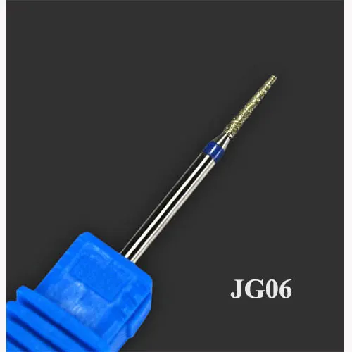 JG06 Корундовое сверло для ногтей, алмазная фреза, сверло для электрической машины, пилочки для маникюра, гель для удаления, аксессуары для ногтей, инструмент JG01-17-1 - Цвет: JG06