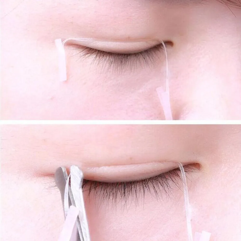 10 листов невидимая волокнистая Двухсторонняя клейкая лента для век технические