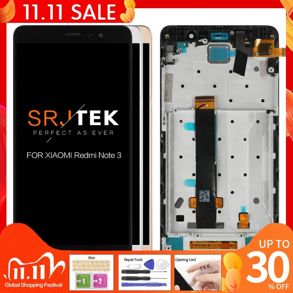 150 мм/152 мм Новинка для Xiaomi Redmi Note 3 Pro Prime ЖК сенсорный экран дигитайзер полная