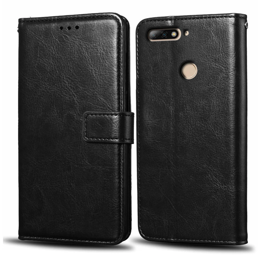 Силиконовый флип-чехол из ПУ кожи для huawei HONOR 7C LND-AL30 LND-AL40 чехол телефона PRO 7CPRO LND-AL29