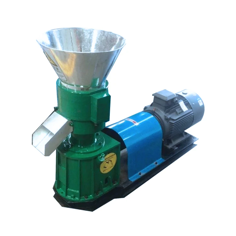 Small 100kg/h Flat Die Pine Wood Pellet Mill Machine/Pellet Press for 6mm Pellets