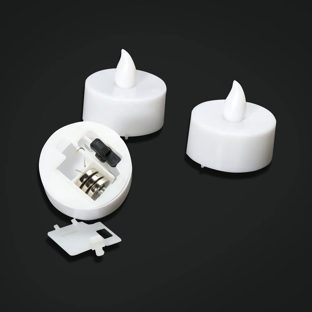 

12PCS Creative LED Candle Multicolor Lamp Simulation Color Flame Tea Light Home Wedding Birthday Decoration Drop Shipping TDH