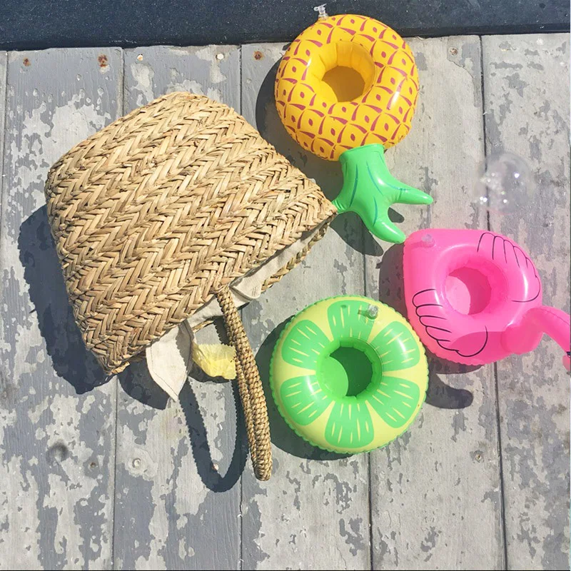 Мини водная надувная подстаканник для бассейна единорог фламинго напитков