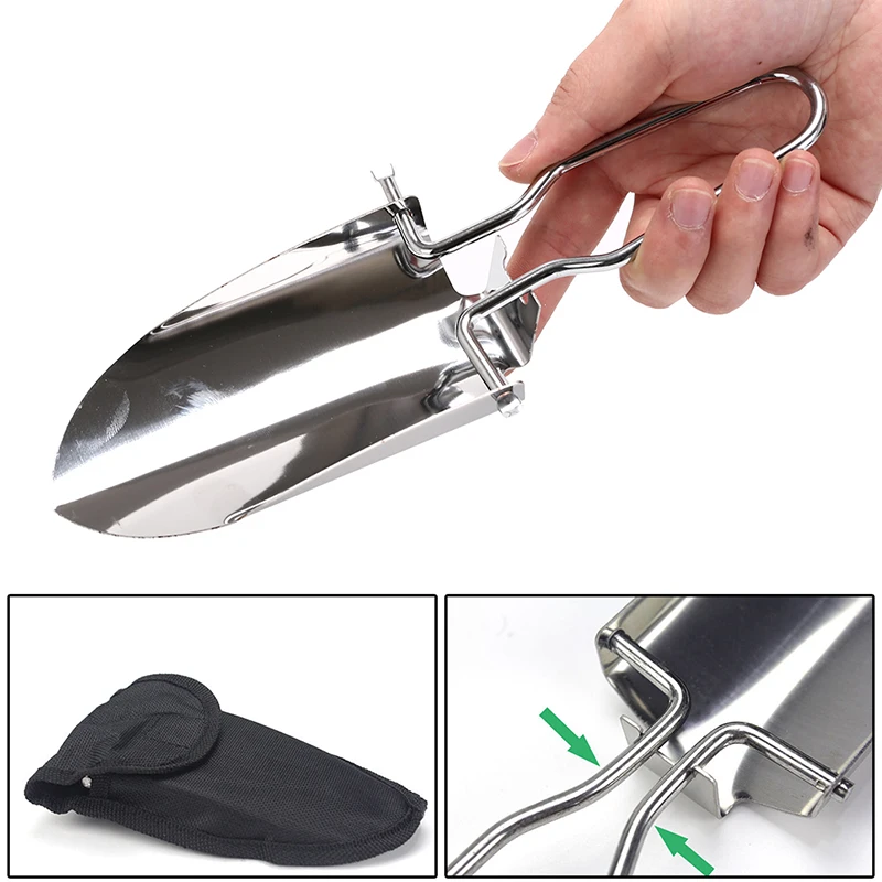 

Лопата складная из нержавеющей стали, для кемпинга