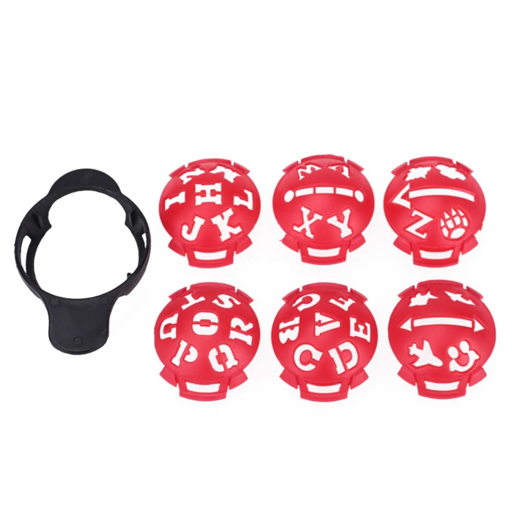 

1Set Golf Ball Line Scriber Alignment Mark Tool Set Drawing Template Golf Line Marker Multi-template Marker For Golf Ball