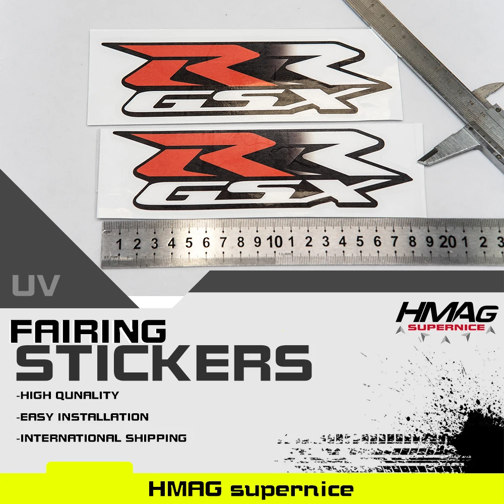 

For Suzuki GSXRR GSX RR Fairing Upper Fairing Decals Stickers 3M Sticker 1Pair
