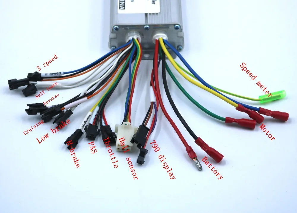 36V 48V 350W 18A GREENTIME Высокое качество Е-байка бесщеточный мотор 790 контроллер BLDC мотор Драйвер+ 790LED дисплей
