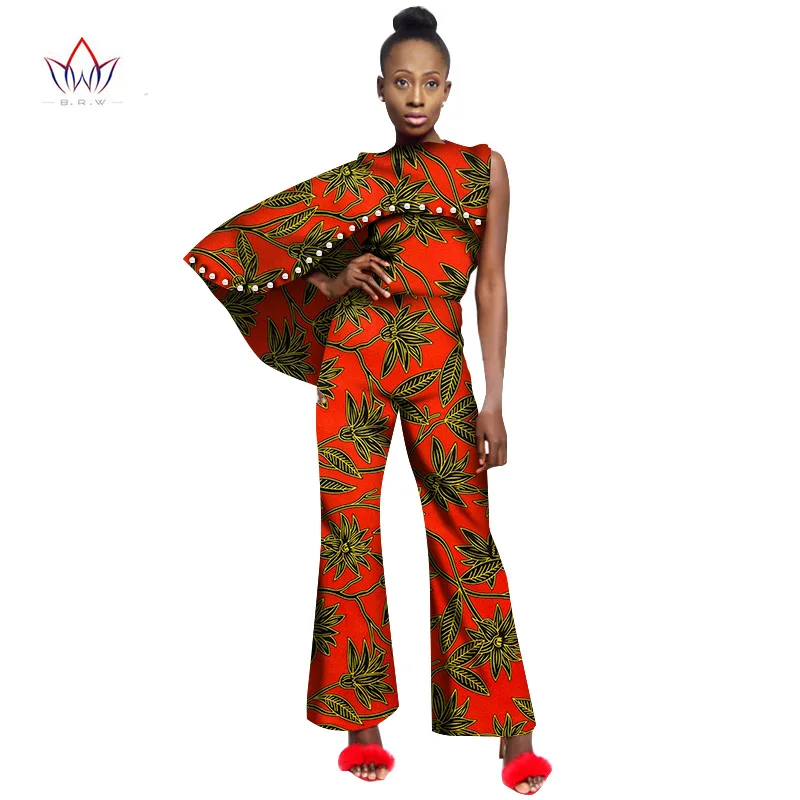 2021 год Африканский женский комбинезон Модный цельный костюм комбинезоны с
