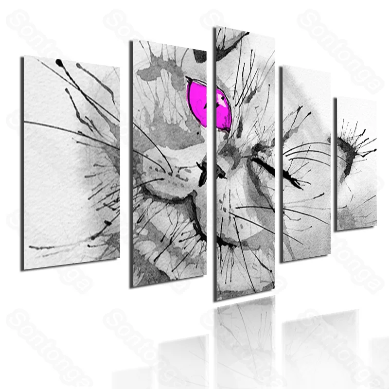 

Animal Cat Devil Eyes Simple Style Modern Home Decoration Art Poster Decoration Painting Porch Living Room Corridor Study