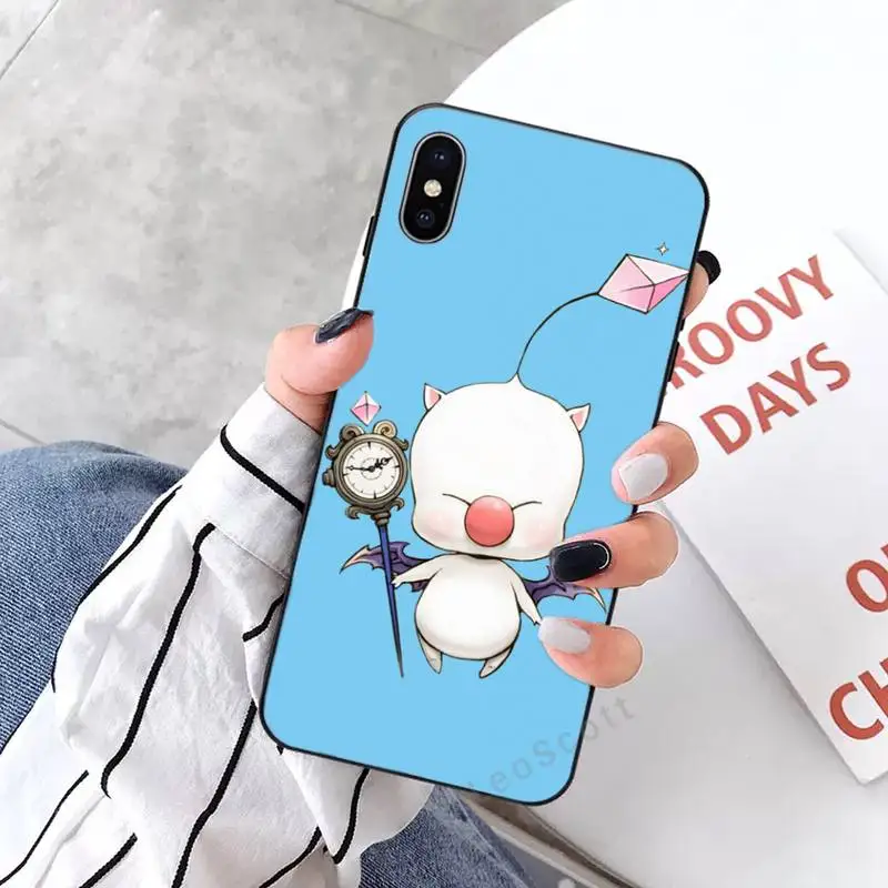 

Final Fantasy Moogle Phone Case for iPhone 11 12 mini pro XS MAX 8 7 6 6S Plus X 5S SE 2020 XR