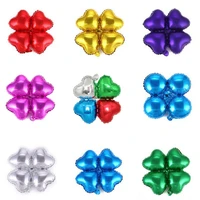 four leaf clover balloon childrens toy aluminum foil balloon birthday party party decoration shopping mall opening layout