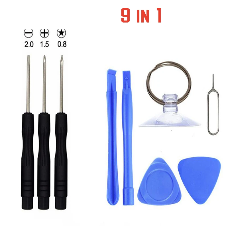 12 в 1 Набор инструментов Съемник элементов с 5 отверками Point Star/Y отвертка для iPhone 7