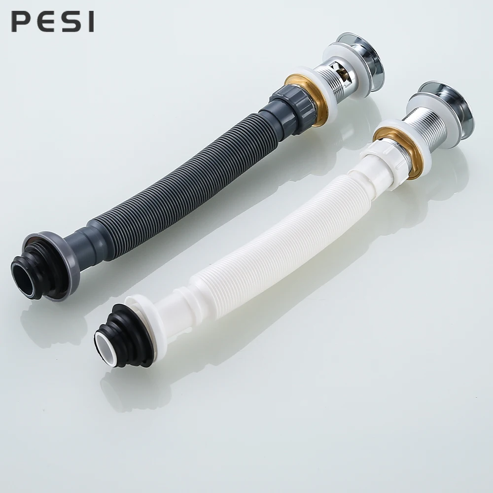 Ловушка для бутылок латунный Слив ванной комнаты сифонная труба раковины с/без