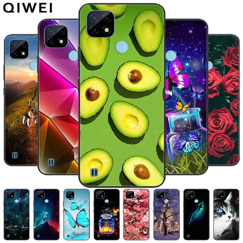for realme c21 case fashion soft silicone funda cover for oppo realme c21 phone cases realmec21 c 21 c21y c25 c25s tpu bumper free global shipping