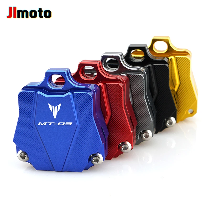 

Logo MT03 Key Shell Case Protective Cover Cap (Key Without Chip) For Yamaha MT03 MT 03 MT-03 Motorcycle CNC Aluminum Accessories