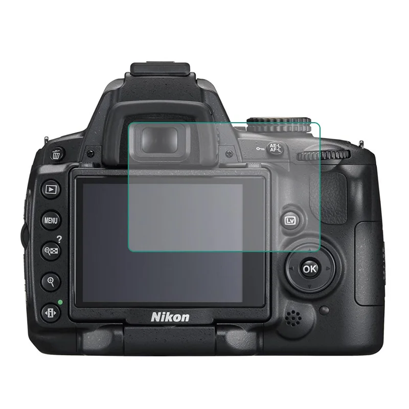 Защитное покрытие из закаленного стекла для Nikon D5000 DSLR камеры ЖК-экран Защитная
