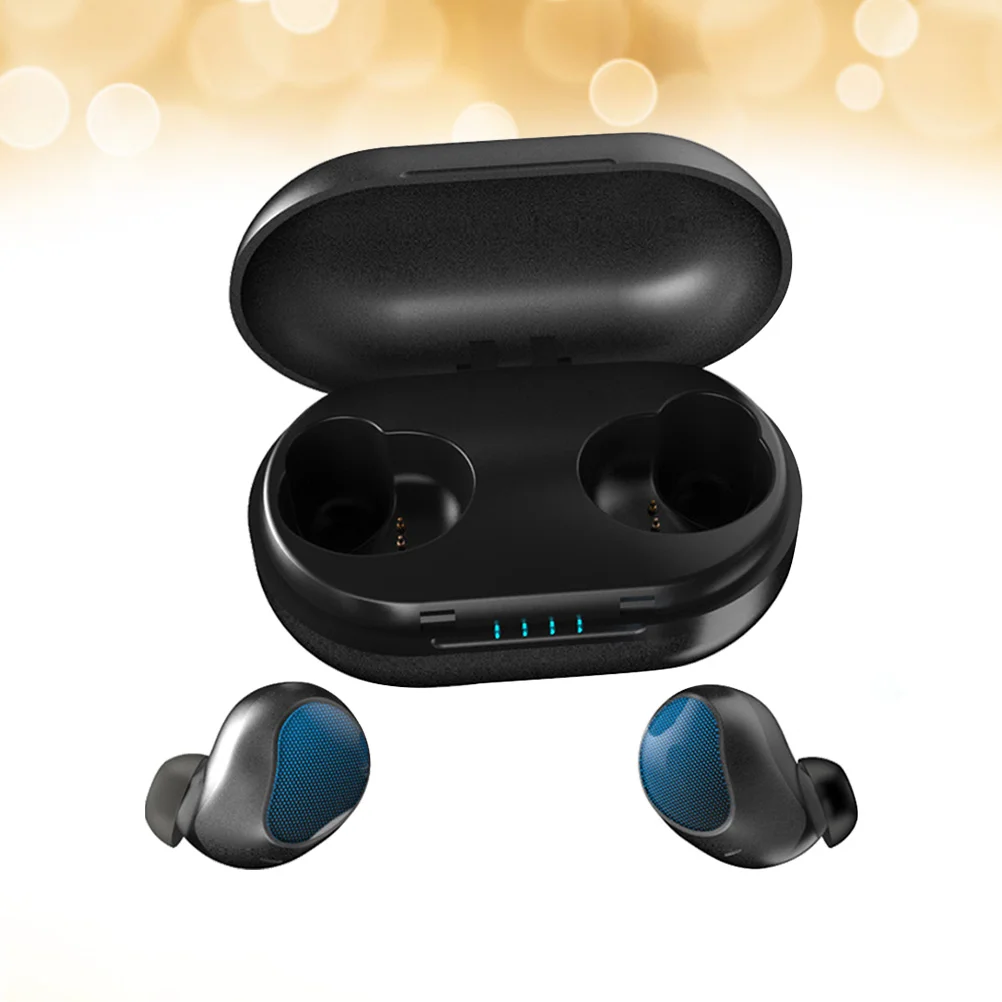 

T10 TWS Double Wireless 5.0 Earphone Earbuds with Charging Box (Blue)