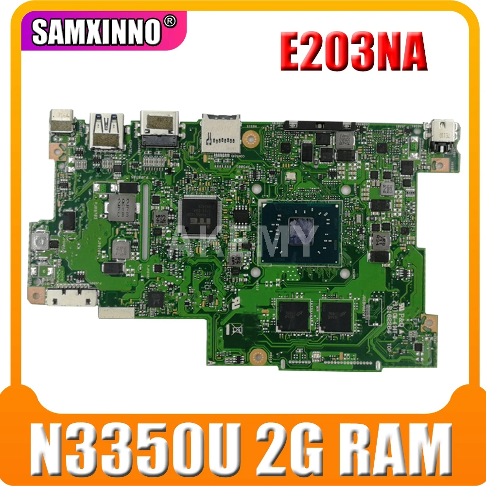 Akemy E203NA для Asus E203N Laotop материнская плата W/ N3350U 2G RAM | Компьютеры и офис