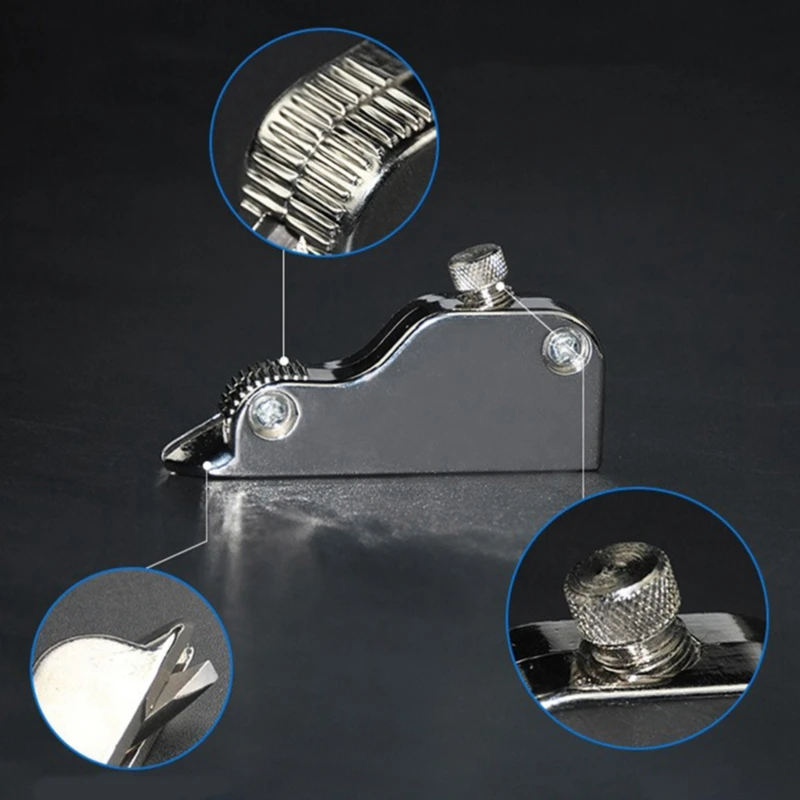 

Silver V-Groove Leather Craft Tool Diy Multifunctional Adjustable Cutting Edge Tool Handmade Leather Tool