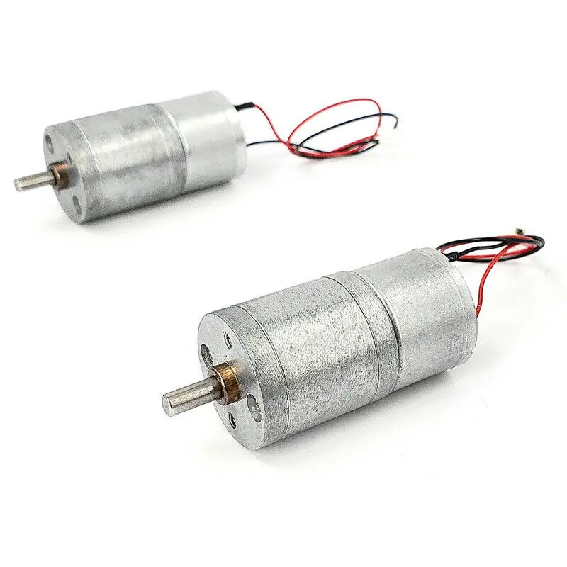 25 мм Микро Металлический Шестерни мотор с источником питания от постоянного тока