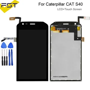 4 7 black for caterpillar cat s40 lcd displaytouch screen digitizer assembly for cat s40 screen lcd mobile phone accessories free global shipping