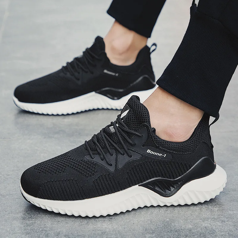 Men Running Shoes Breathable Outdoor Sports Lightweight Sneakers for Comfortable Athletic Training Footwear | Спорт и развлечения