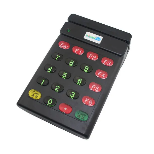 NT-700 NETUM USB считыватель магнитных карт с usb-клавиатура карты считыватель положения считывания кодов USB MSR карты читателя plug and play NT-700 - Цвет: NT-700