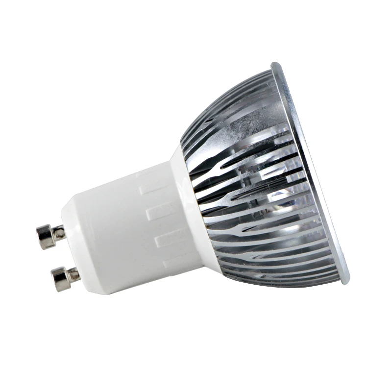 Gu10 led 220v алюминиевый прожектор Диммер 3W Высокое качество Gu 10 затемнение 1W * 3