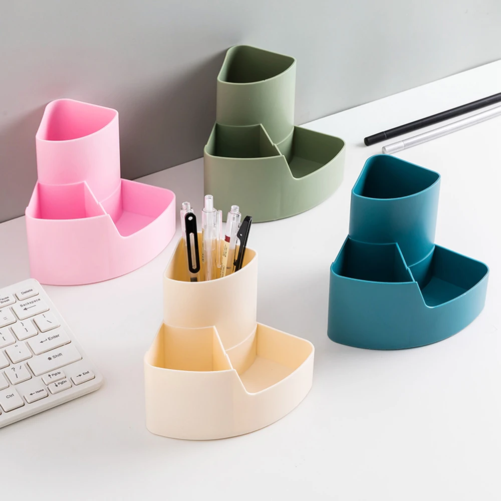 Multifunction Pen Holder combination Creative Student Office Desktop Cosmetic Decoration Storage Box Mobile phone stand