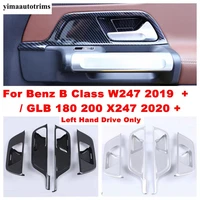 door inner handle bowls cover frame trim for mercedes benz b class w247 2019 2022 glb 180 200 x247 2020 2022 abs interior