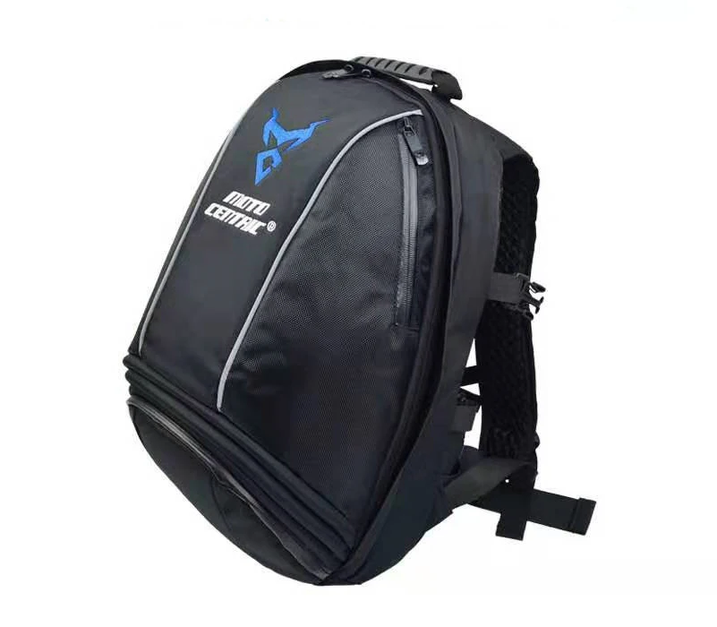 Black blue B Moto rcycle водонепроницаемый гоночный Мото шлем Дорожные сумки чемодан сумки с рюкзак велосипедиста Хвост сумка мужские мото rbike сумки - Название цвета: Black blue B