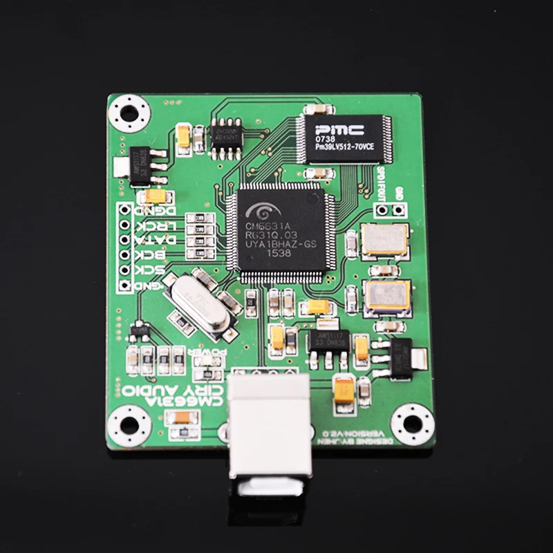 Цифровой интерфейсный модуль CM6631A ЦАП Плата USB к выходу IIS SPDIF 24 бит 192K 384K ASIO
