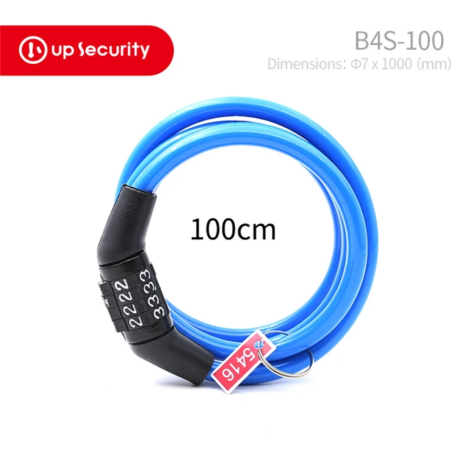 

10pcs Bicycle Four-digit Password Lock Anti-theft Lock Mountain Bike Color Lock Dead Fly Bicycle Equipment Electric Motorcycle