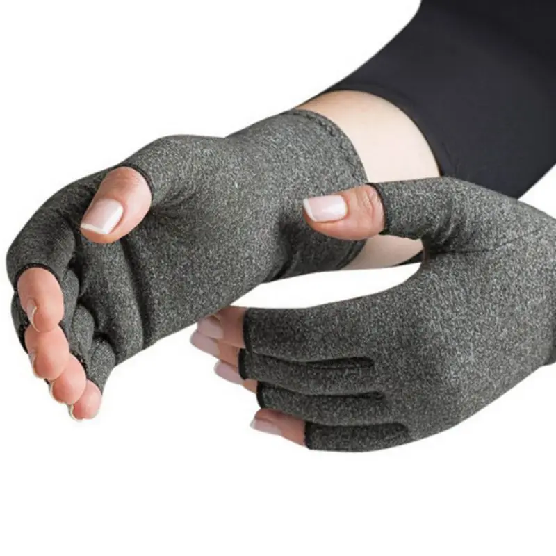 

Arthritis Gloves with Grips - Textured Open Finger Compression Hand Gloves A