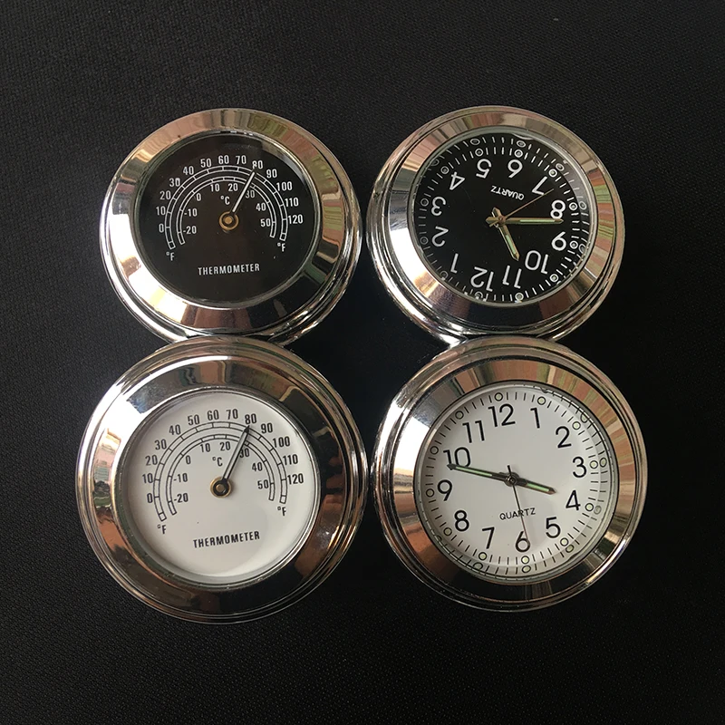 Водонепроницаемые часы для мотоцикла украшение руля с креплением на циферблате