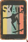 Тарика скейт 20x30 см винтажный вид Железный Декор плакат знак для дома вдохновляющие цитаты декор стен